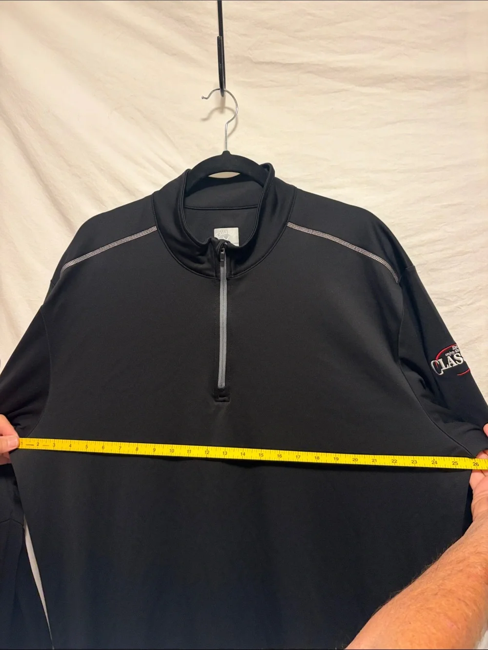 EUC Callaway Classic Black Lightweight Quarter-Zip Shirt Jacket XXXL